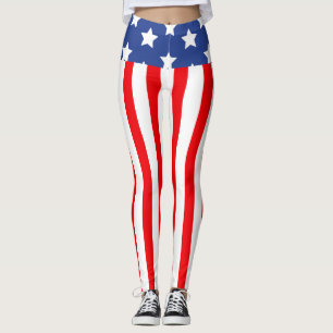 Hoge patriottische leggingen leggings