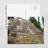 Hoge Piramide, Lamanai, Belize Briefkaart (Voorkant / Achterkant)