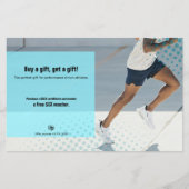 Hoge Prestatie Cadeaubon Promotie Flyer (Voorkant)
