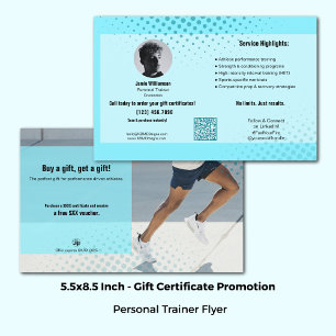 Hoge Prestatie Cadeaubon Promotie Flyer