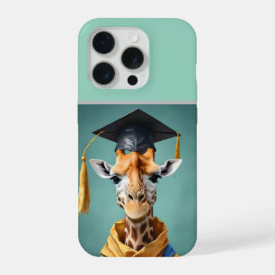 Hoge Prestaties: De Afstudeerdag van een Giraf, iPhone 15 Pro Hoesje