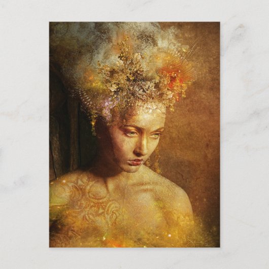 Hoge Priestess of Earth Briefkaart (Voorkant)