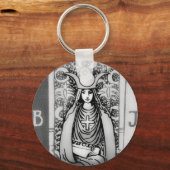 Hoge Priestess Tarot Sleutelhanger (Voorkant)