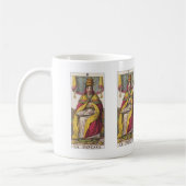 Hoge Priestess Vintage Tarot Koffiemok (Links)