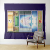 Hoge Priestess Wandkleed (In Situ (horizontaal))