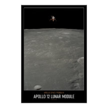Hoge resolutie Astronomie Apollo 12 Maanmodule