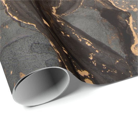 Hoge resolutie. Luxe abstracte vloeistofschilderin Cadeaupapier (Rol Hoek)