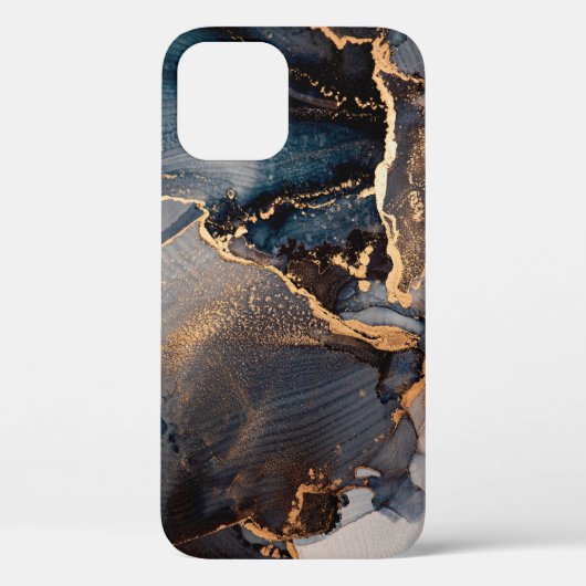 Hoge resolutie. Luxe abstracte vloeistofschilderin Case-Mate iPhone Case (Achterkant)