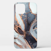 Hoge resolutie. Luxe abstracte vloeistofschilderin Case-Mate iPhone Case (Achterkant)