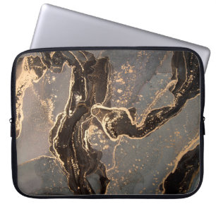 Hoge resolutie. Luxe abstracte vloeistofschilderin Laptop Sleeve