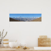 Hoge resolutie voor Mount Everest Panorama Poster (Keuken)