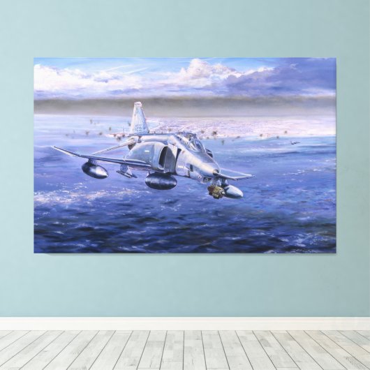 Hoge Rollers over Koeweit door Rick Herter Print (Insitu (Houten vloer))