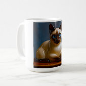 Hoge Siamese Kat Kop (Voorkant links)