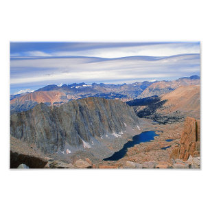 Hoge Siërra het Meer van Nevada Foto Afdruk