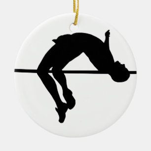 Hoge sprint keramisch ornament