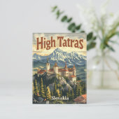 Hoge Tatras Slowakije Briefkaart (Staand voorkant)