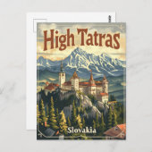 Hoge Tatras Slowakije Briefkaart (Voorkant / Achterkant)