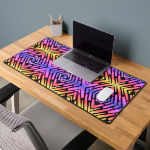 Hoge Tech Sci-Fi Neon Paars Geel Roze  Bureaumat