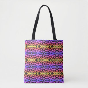 Hoge Tech Sci-Fi Neon Paars Geel Roze Draagtas