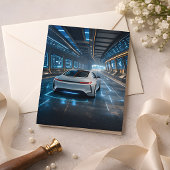 Hoge Technologie Automotive Print | Moderne Sci-Fi Kaart