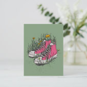 Hoge top  Sneakers Briefkaart (Staand voorkant)