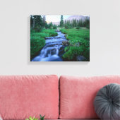 HOGE UINTAS WILDERNESS, UTAH. Stillwater Fork Canvas Afdruk (Insitu (Woonkamer))