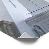 Hoge uitzaaiing boven orgaanposter poster (Hoek)