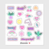 Hoge Vibe Custom-Cut Vinyl Sticker Sheet V2 NIEUW (Vel)