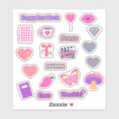 Hoge Vibe Custom-Cut Vinyl Sticker Sheet V3 (Vel)