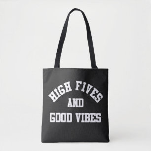Hoge Vijven En Goede Vibes Draagtas