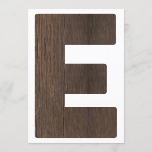 Hoge voorzitter 1e verjaardag banner brief e voor  kaart