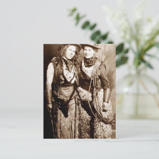 Hoge Westerne Mode Briefkaart (Staand voorkant)