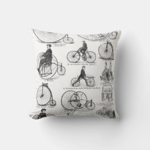 Hoge Wieler Fiets Penny Farthing Kussen