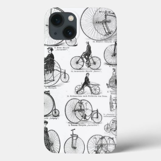 Hoge Wielerfiets Penny Farthing Case-Mate iPhone Case (Achterkant)