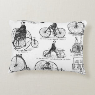 Hoge Wielerfiets Penny Farthing Decoratief Kussen