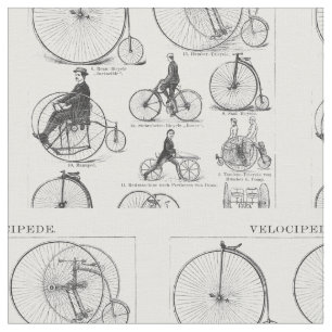 Hoge Wielerfiets Penny Farthing Stof