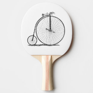 Hoge Wielerfiets Penny Farthing Tafeltennisbatje