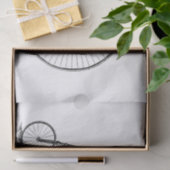 Hoge Wielerfiets Penny Farthing Tissuepapier (Geschenk)