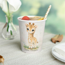 Hoge Wonder Waterverf Schattige Giraffe Baby Showe