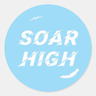 Hoge zelf motivatie Liefde Positieve bevestiging Ronde Sticker