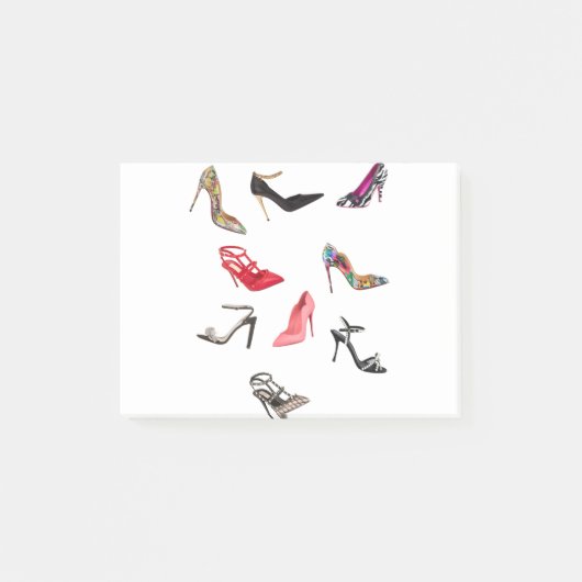 Hogedrukschoenen Stilettos Collage-dames Post-it® Notes (Voorkant)