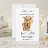 Hogendonkous Baby Shower Save the Date 