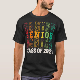 Hoger 2021 Klasse van 2021 Afstuderen Afstudeerder T-shirt
