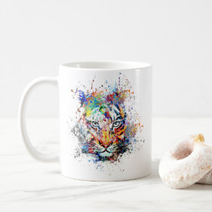 Hoger Abstracte kunstschilderen Koffiemok
