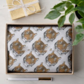 Hoger afdrukontwerp tissuepapier (Geschenk)