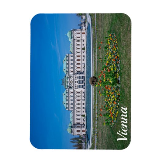 Hoger Belvedere paleis in Wenen, Oostenrijk Magneet (Verticaal)