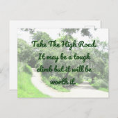 Hoger briefkaart Motivatie (Voorkant / Achterkant)