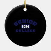 Hoger College 2024 Keramisch Ornament (Achterkant)