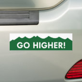 Hoger! Colorado Mountain Bumpersticker (Op auto)