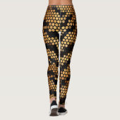 Hoger kleurenpatroonpapier leggings (Achterkant)